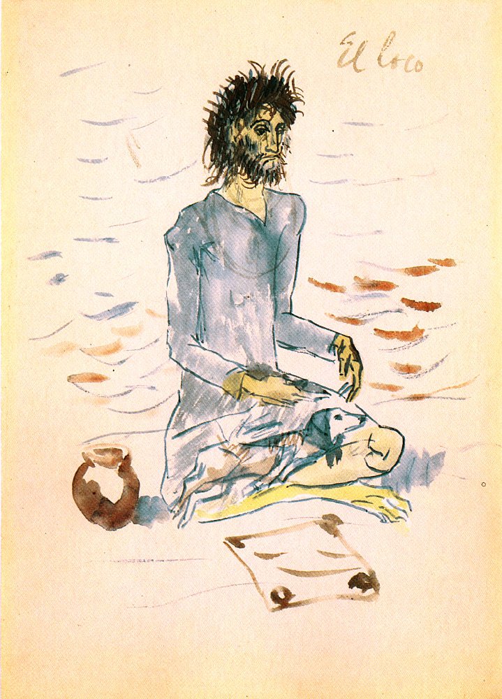 Picasso The fool 1904